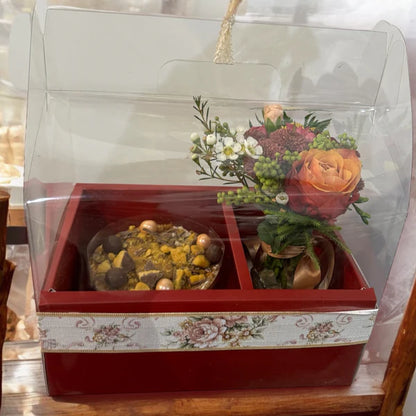 Gluten-Free Flowers and Cake Box